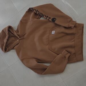 Carhartt Men's Tan Hooded Sweatshirt